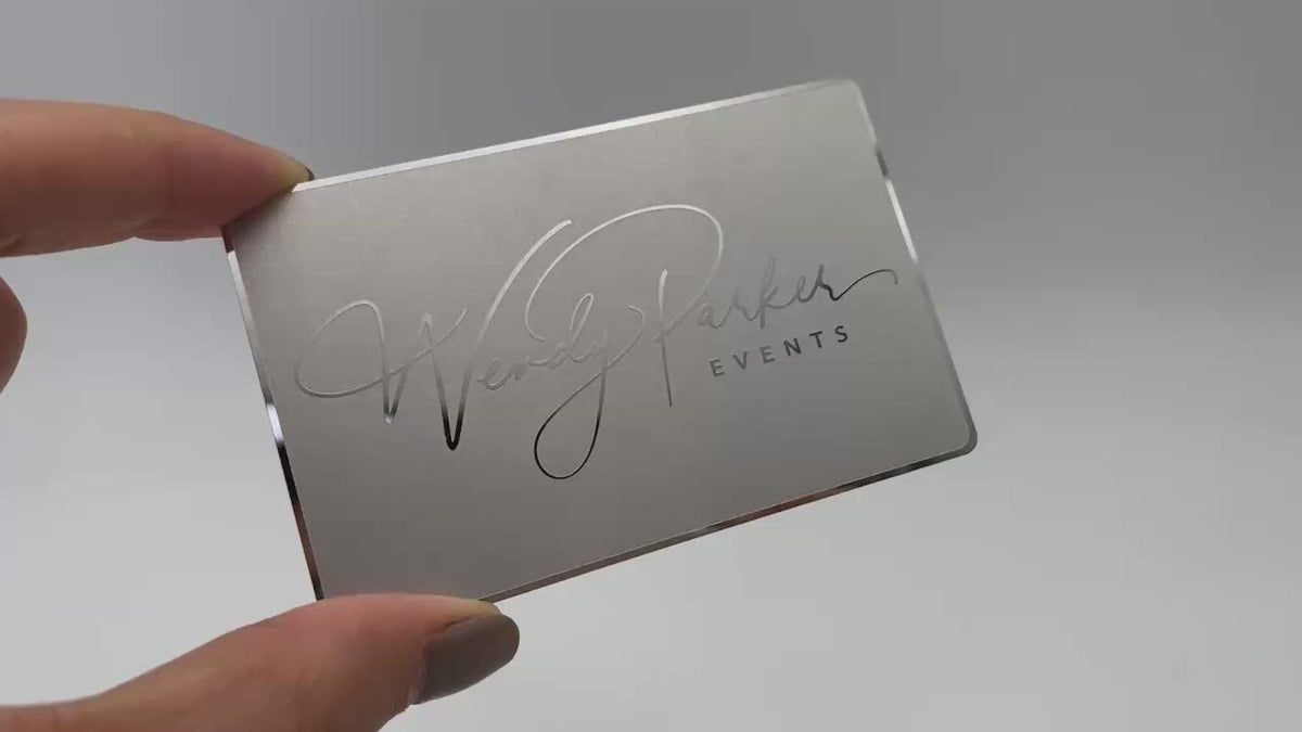 Metal Mirror Business Cards – Neil Jou Productions