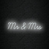 Mr and Mrs Neon Sign
