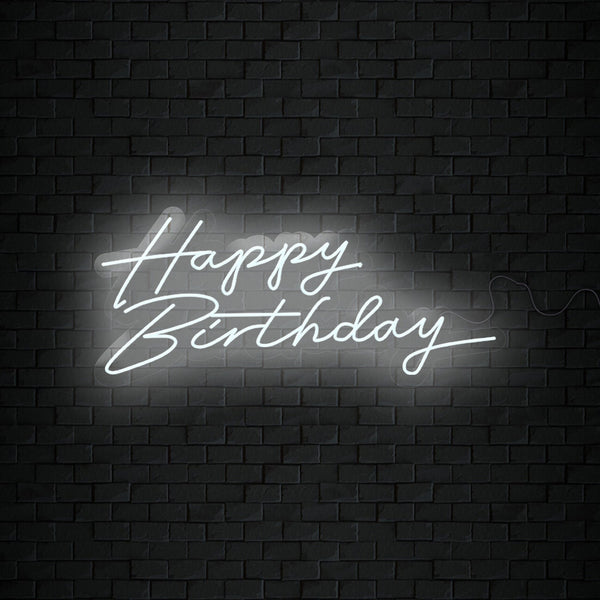 Happy Birthday Neon Sign
