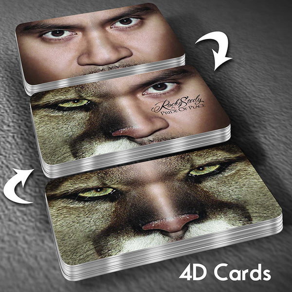 Lenticular 3D Cards - Flip Effect