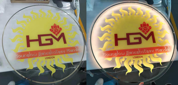 Acrylic Backlit Sign