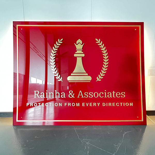 Acrylic Backlit Sign