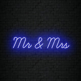 Mr and Mrs Neon Sign