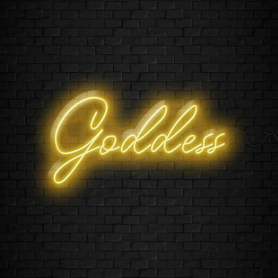 Goddess Neon Sign