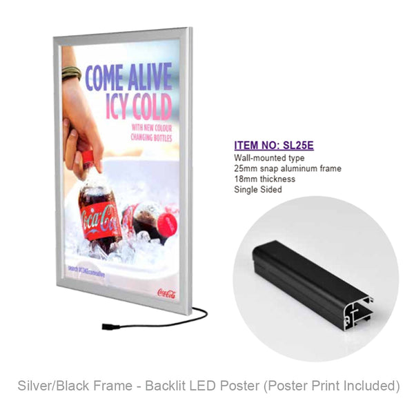 Backlit LED Frame Signs