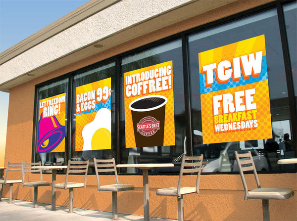 Adhesive Vinyl - Window & Wall Display