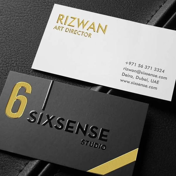 Raised Spot UV Cards