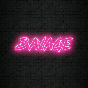 Open image in slideshow, Savage Neon Sign
