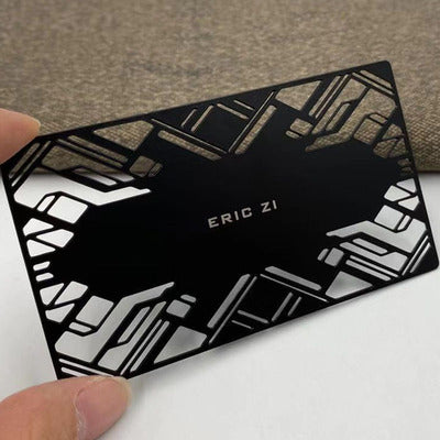 Metal Mirror Business Cards