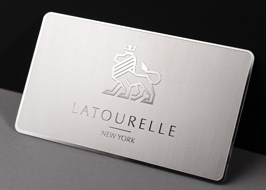 Metal Mirror Business Cards