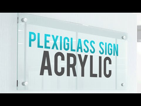 Plexiglass Acrylic Sign