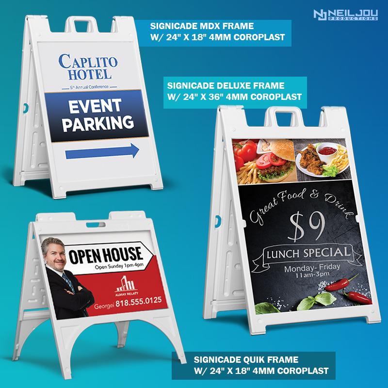 Display Sign - Banner Stand - Aluminum Sign - Acrylic Sign - Coroplast ...
