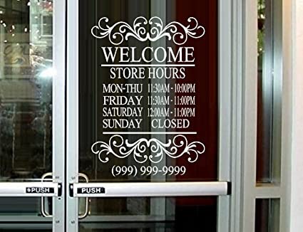 Store Business Hours